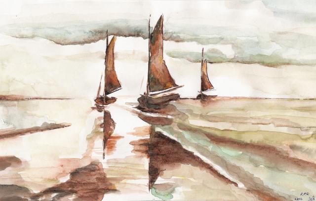 3 Zeilbootjes