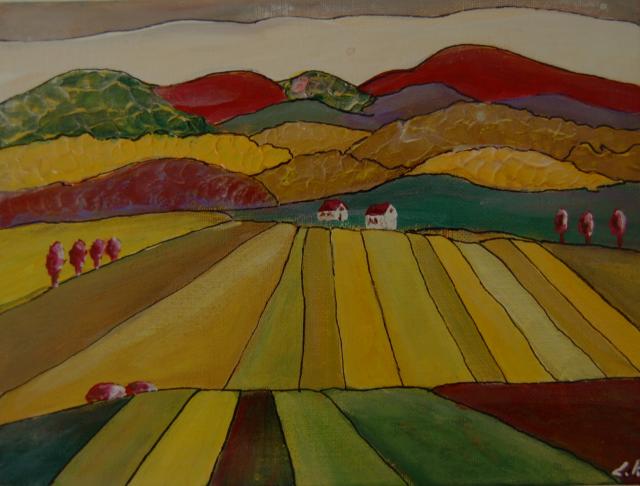 976 Primitief Landschap Groen
